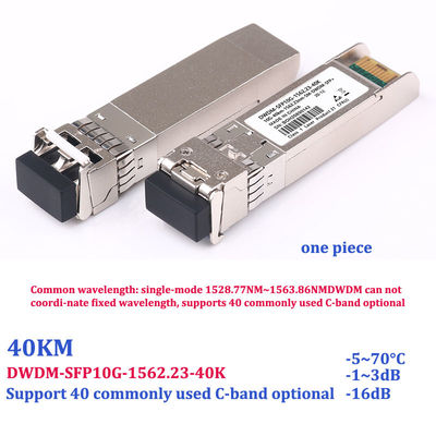 10G Optical SFP Module DWDM Dense Wavelength Division Color C17-C61
